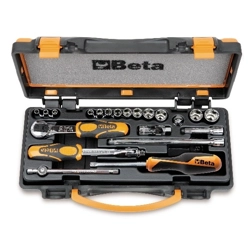 vendita online Serie 13 chiavi bussola esagonali e 8 accessori art.900/c13-8 Chiavi a Bussola Beta